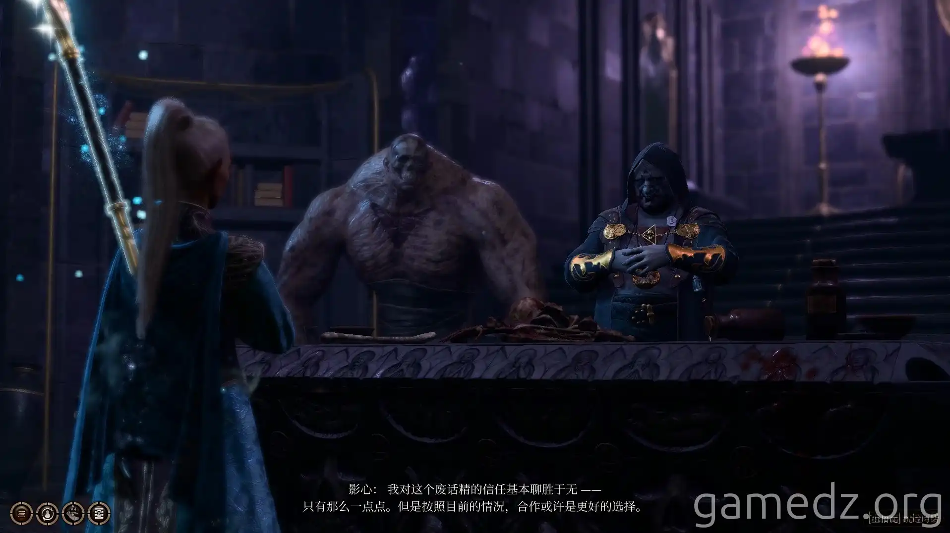 Baldur's Gate 3: Speaking with Balthazar after combat Balthazar in Baldur's Gate 3