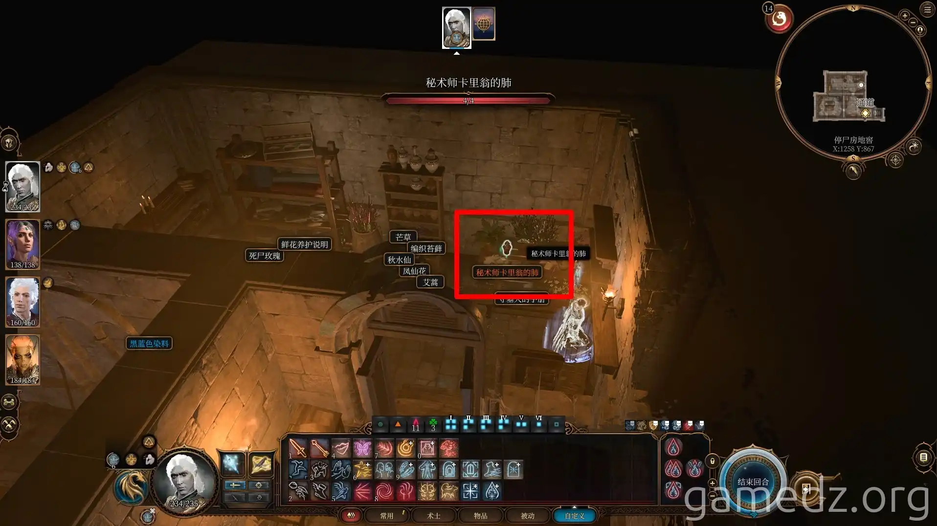 Morgue Basement Trapdoor A screenshot of the morgue basement trapdoor in Baldur's Gate 3