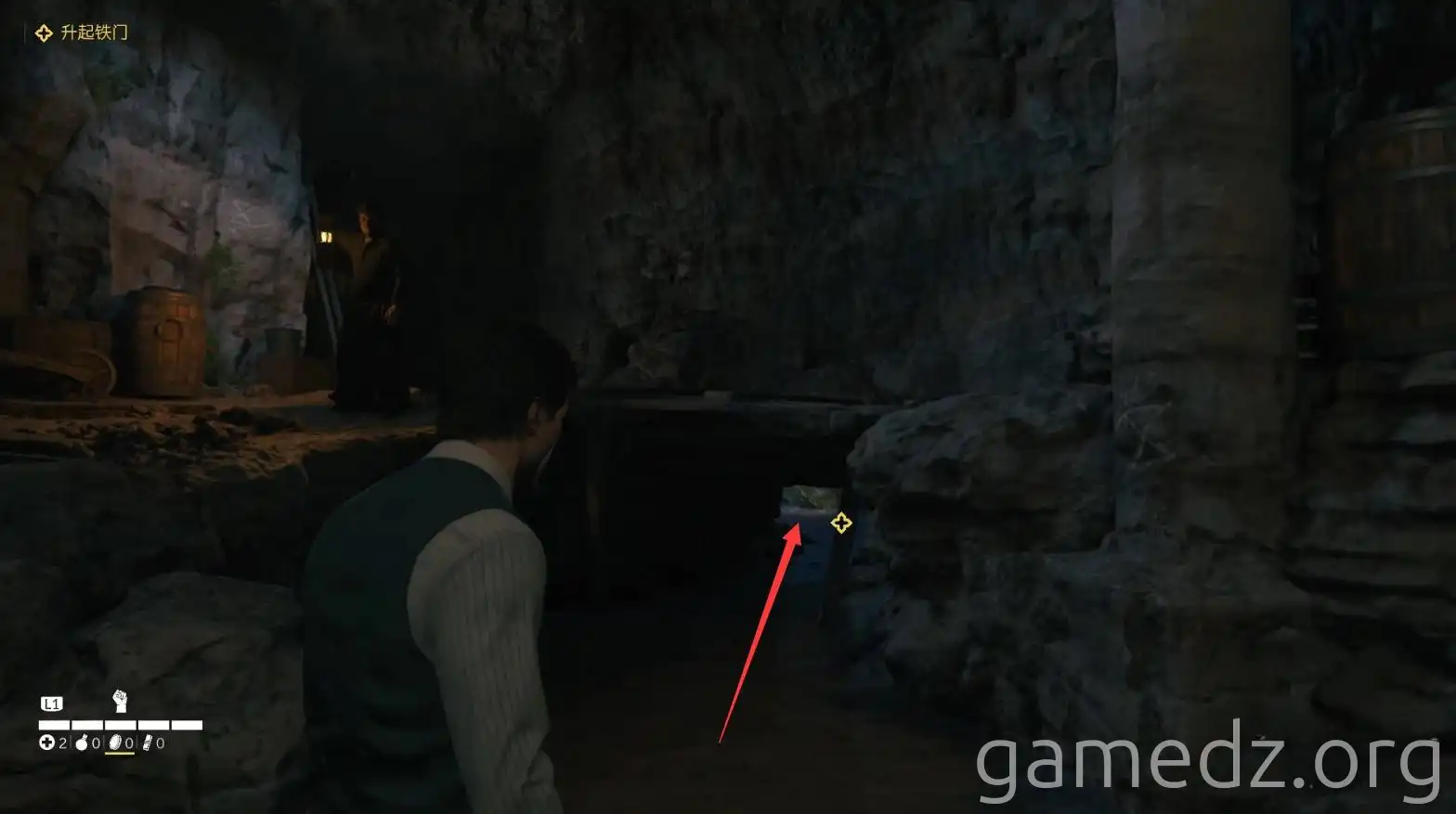 Mafia Chapter 12: Navigating the underground passage Crawling through a hole in Mafia Chapter 12