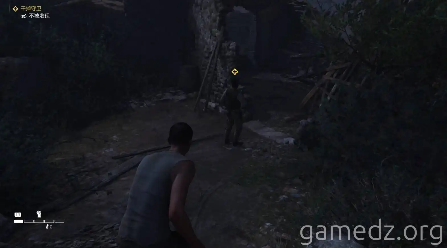 Incapacitating a lone enemy Incapacitating a lone enemy