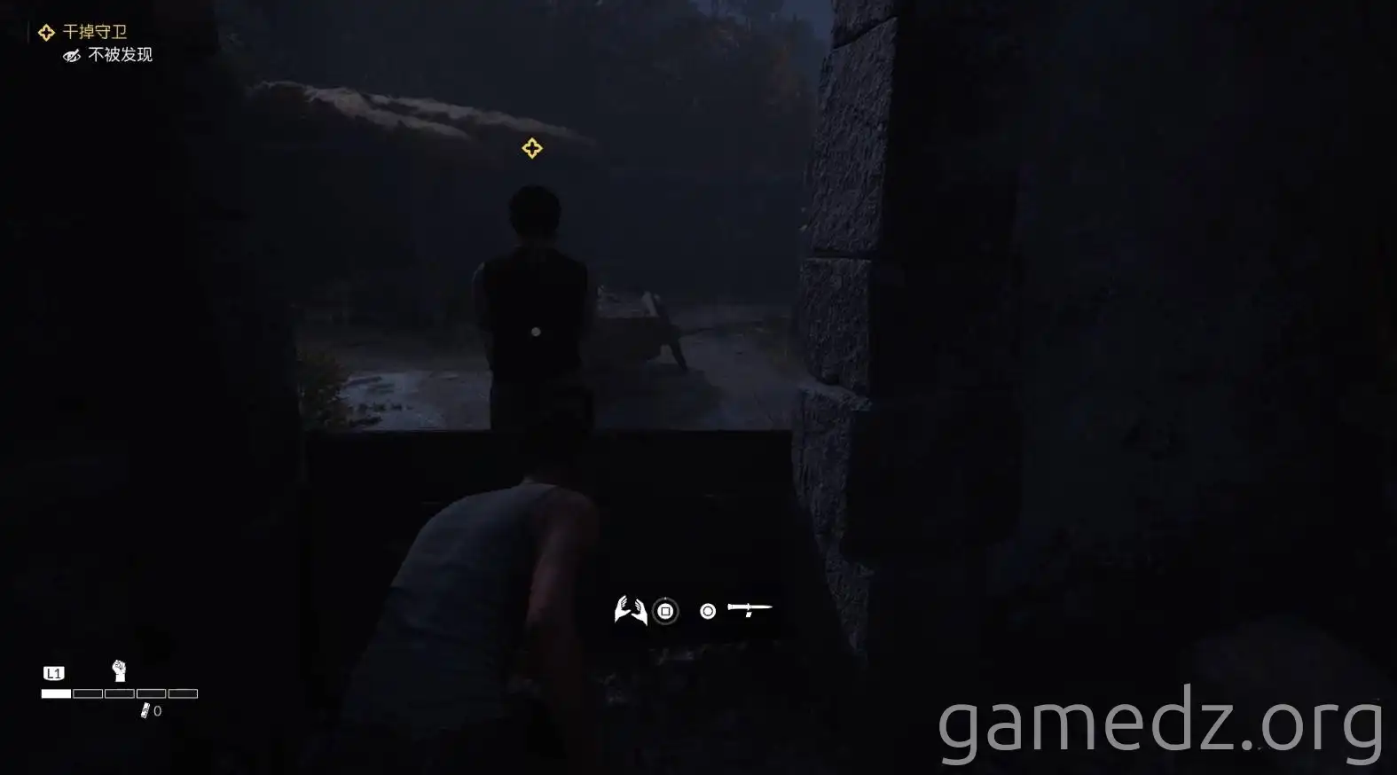 Dragging an enemy behind cover Dragging an enemy behind cover